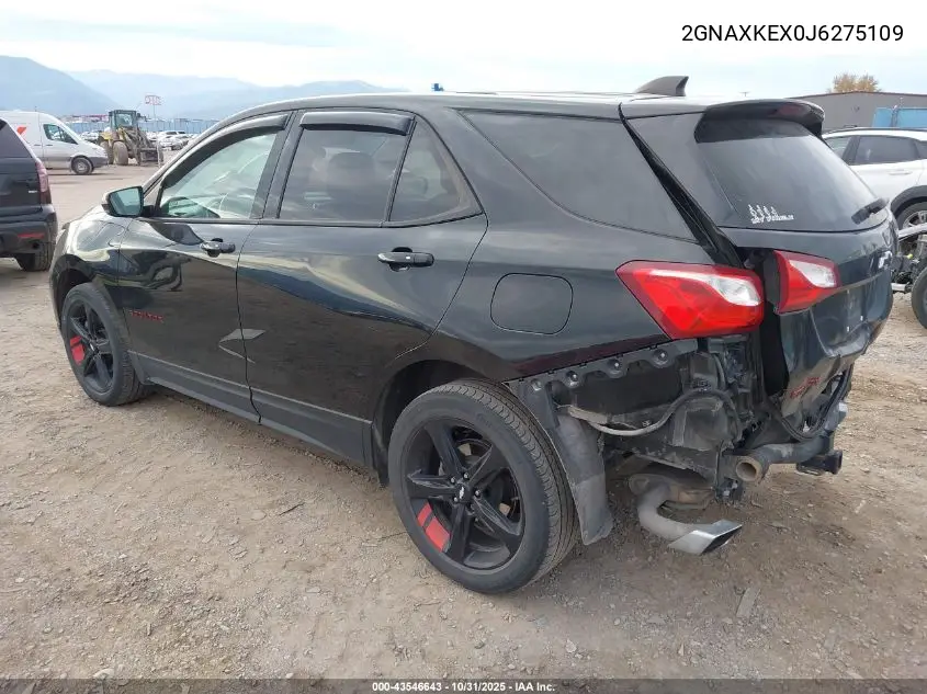 2GNAXKEX0J6275109 2018 Chevrolet Equinox Lt