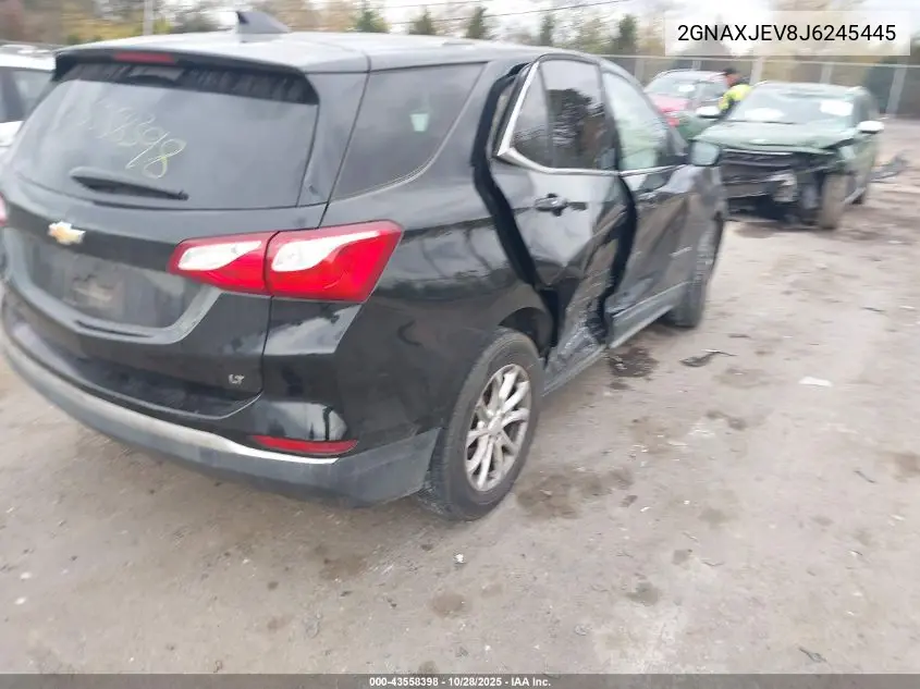 2GNAXJEV8J6245445 2018 Chevrolet Equinox Lt