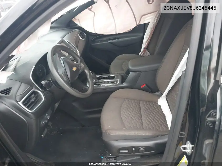 2GNAXJEV8J6245445 2018 Chevrolet Equinox Lt