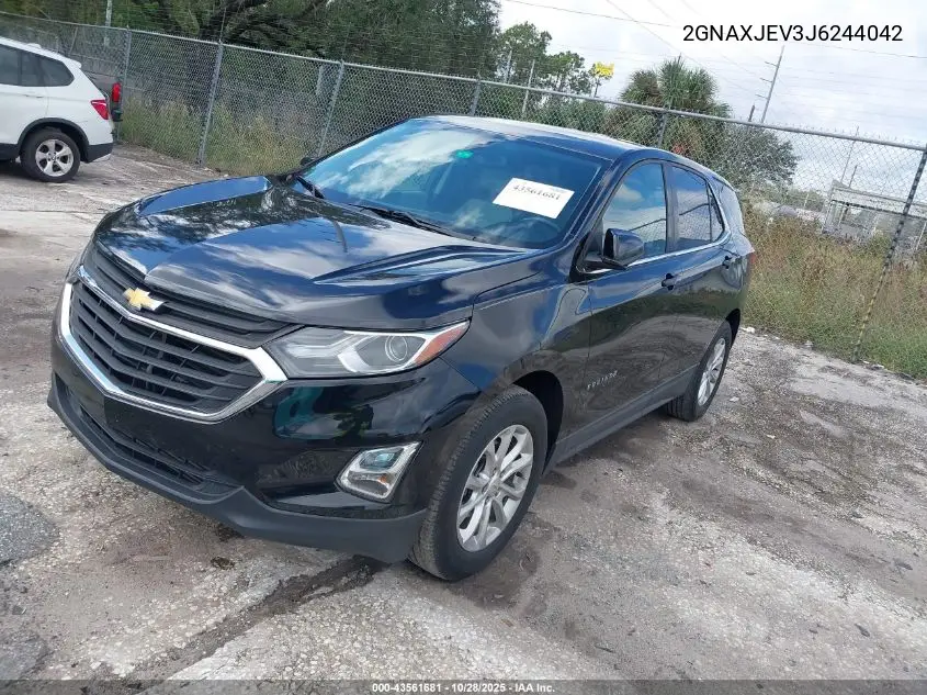 2GNAXJEV3J6244042 2018 Chevrolet Equinox Lt