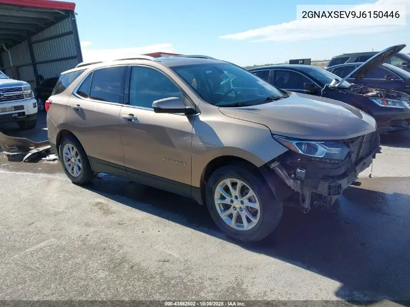 2GNAXSEV9J6150446 2018 Chevrolet Equinox Lt