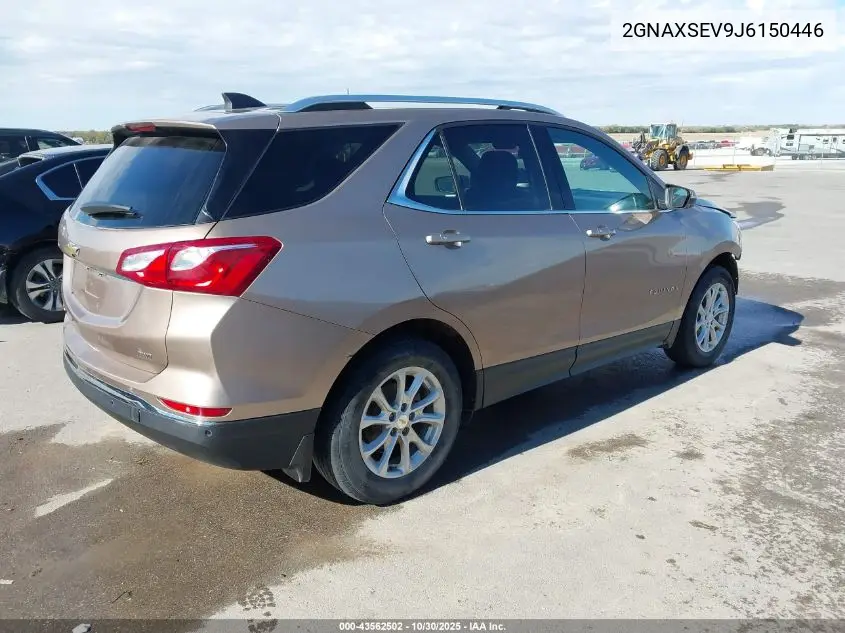 2GNAXSEV9J6150446 2018 Chevrolet Equinox Lt