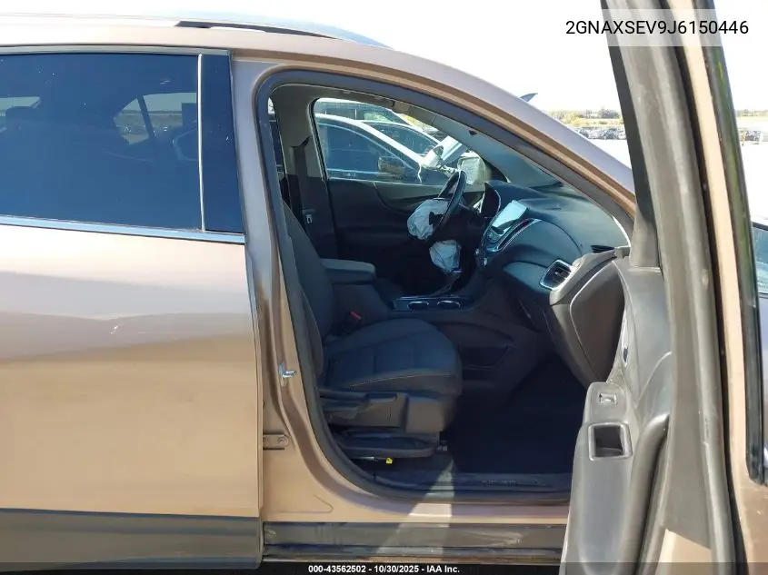 2GNAXSEV9J6150446 2018 Chevrolet Equinox Lt