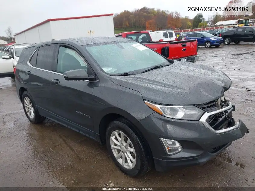 2GNAXSEV5J6293409 2018 Chevrolet Equinox Lt
