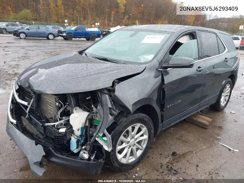 2GNAXSEV5J6293409 2018 Chevrolet Equinox Lt