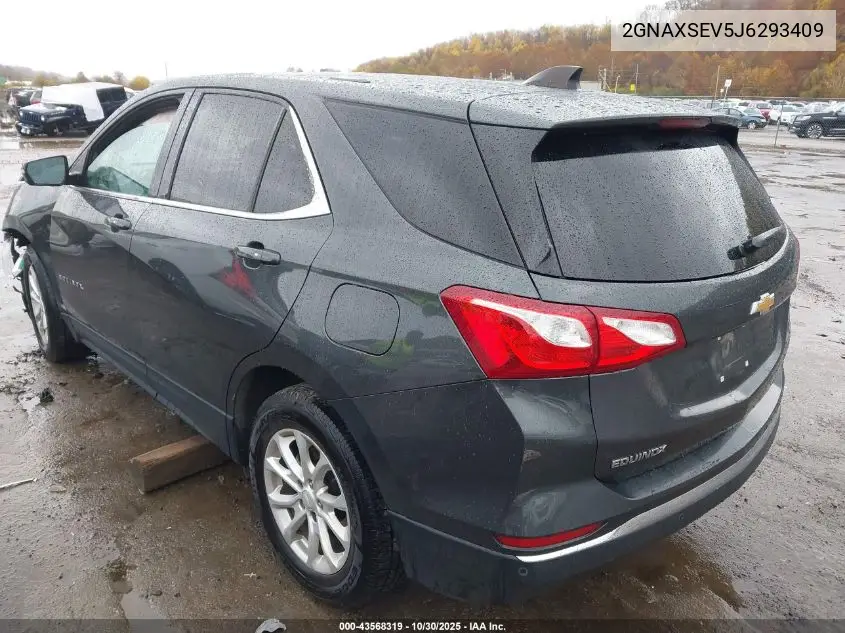 2GNAXSEV5J6293409 2018 Chevrolet Equinox Lt