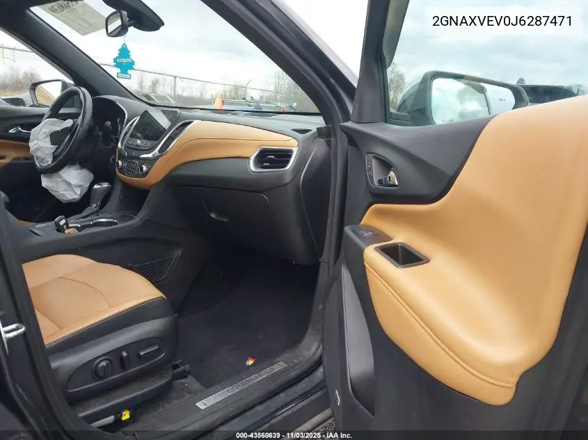 2GNAXVEV0J6287471 2018 Chevrolet Equinox Premier