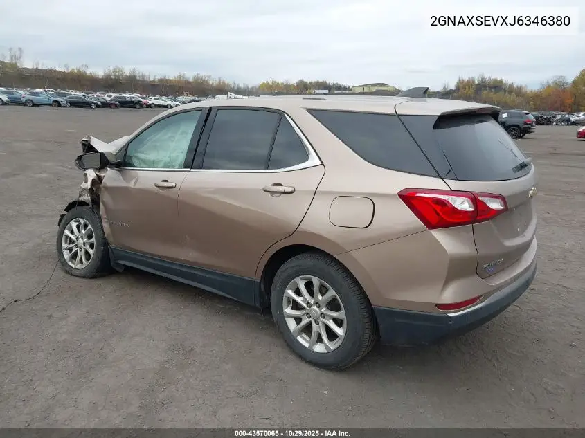 2GNAXSEVXJ6346380 2018 Chevrolet Equinox Lt