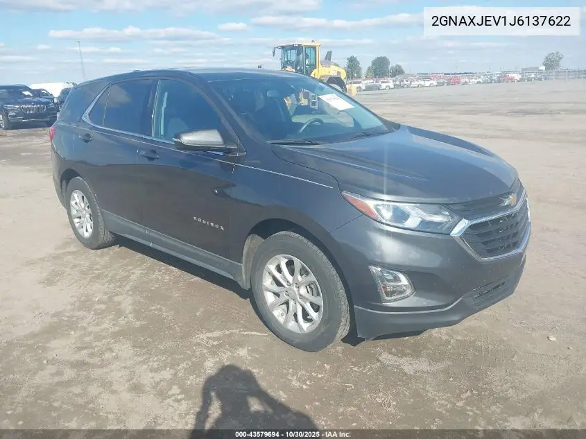2GNAXJEV1J6137622 2018 Chevrolet Equinox Lt