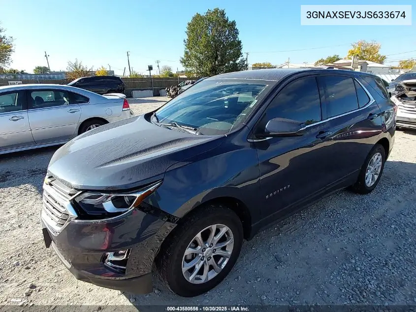 3GNAXSEV3JS633674 2018 Chevrolet Equinox Lt