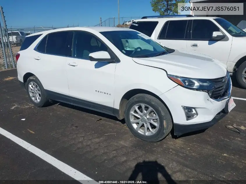 3GNAXJEV7JS576051 2018 Chevrolet Equinox Lt