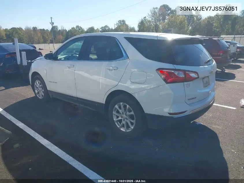 3GNAXJEV7JS576051 2018 Chevrolet Equinox Lt