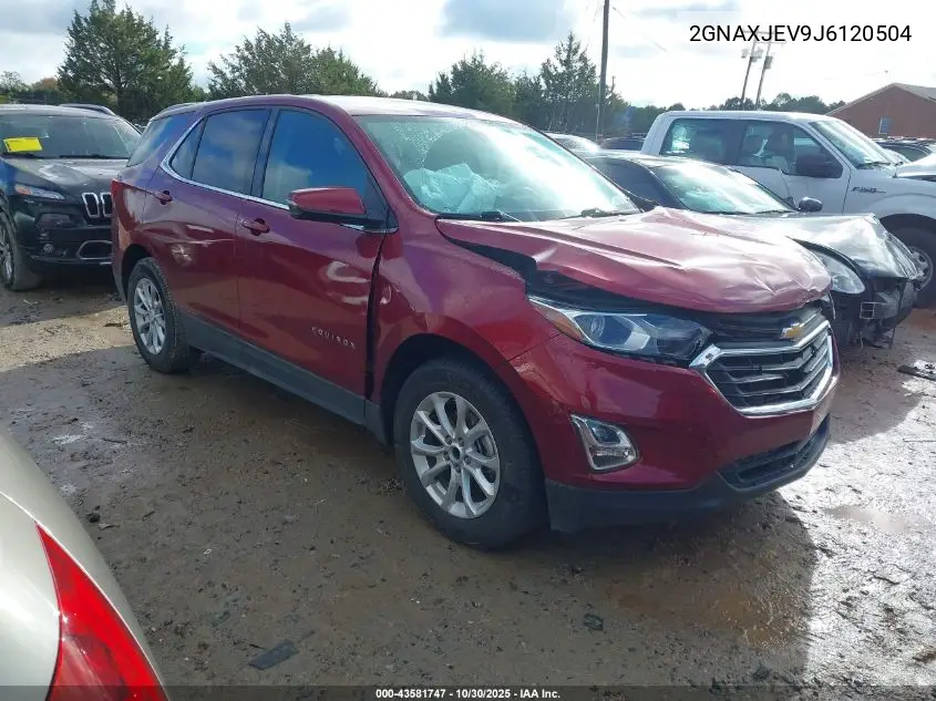 2GNAXJEV9J6120504 2018 Chevrolet Equinox Lt