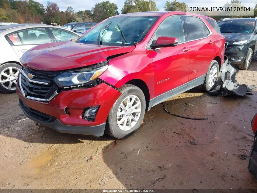 2GNAXJEV9J6120504 2018 Chevrolet Equinox Lt