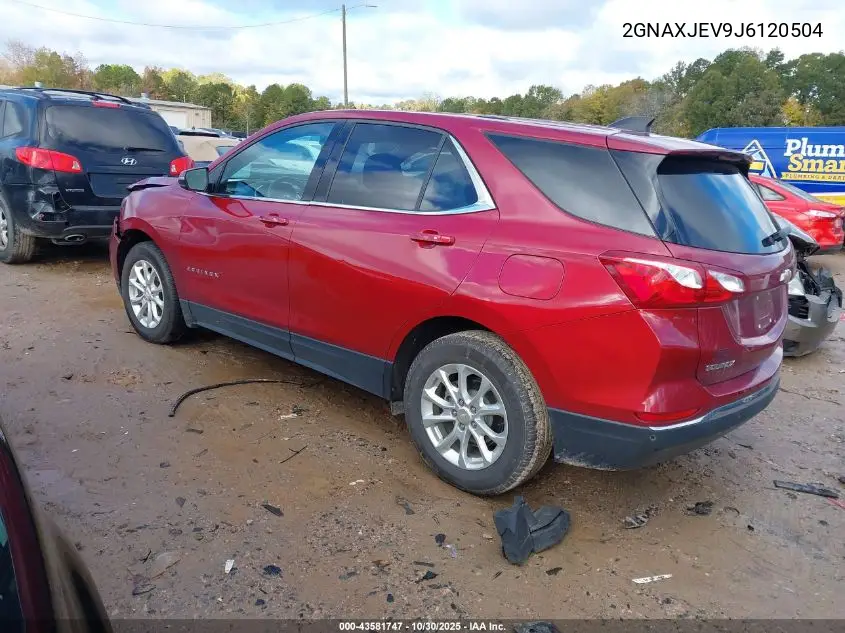 2GNAXJEV9J6120504 2018 Chevrolet Equinox Lt