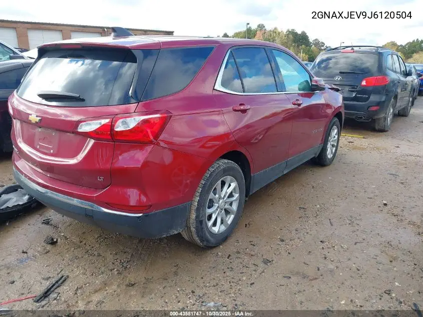 2GNAXJEV9J6120504 2018 Chevrolet Equinox Lt