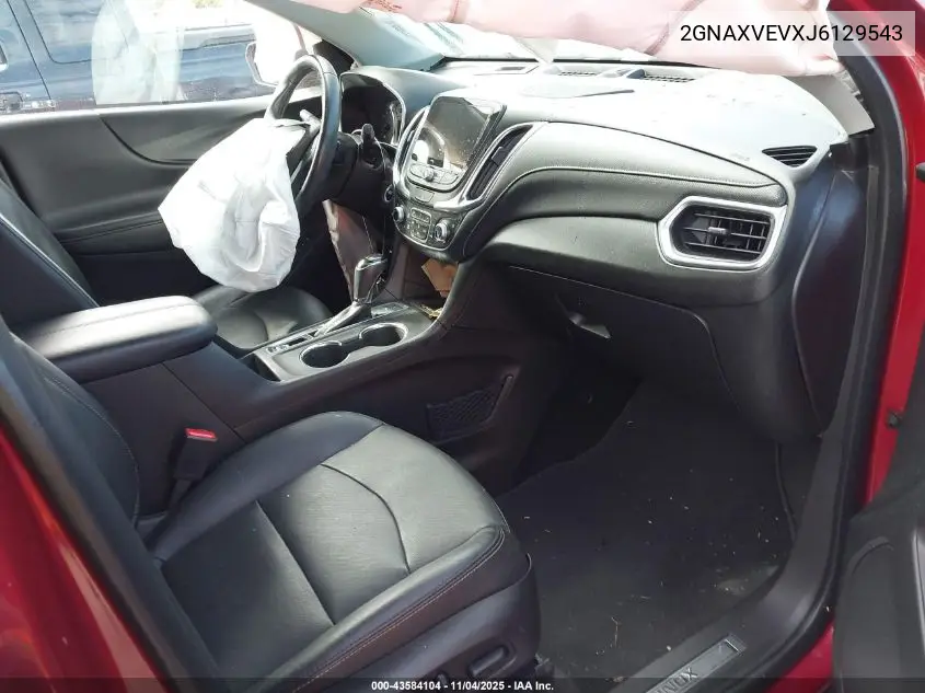2GNAXVEVXJ6129543 2018 Chevrolet Equinox Premier