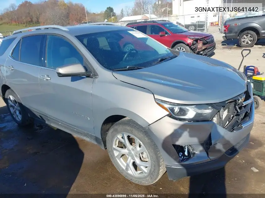 3GNAXTEX1JS641442 2018 Chevrolet Equinox Lt