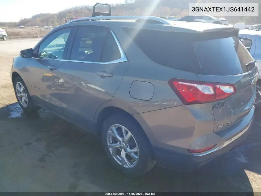 3GNAXTEX1JS641442 2018 Chevrolet Equinox Lt