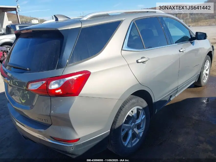 3GNAXTEX1JS641442 2018 Chevrolet Equinox Lt