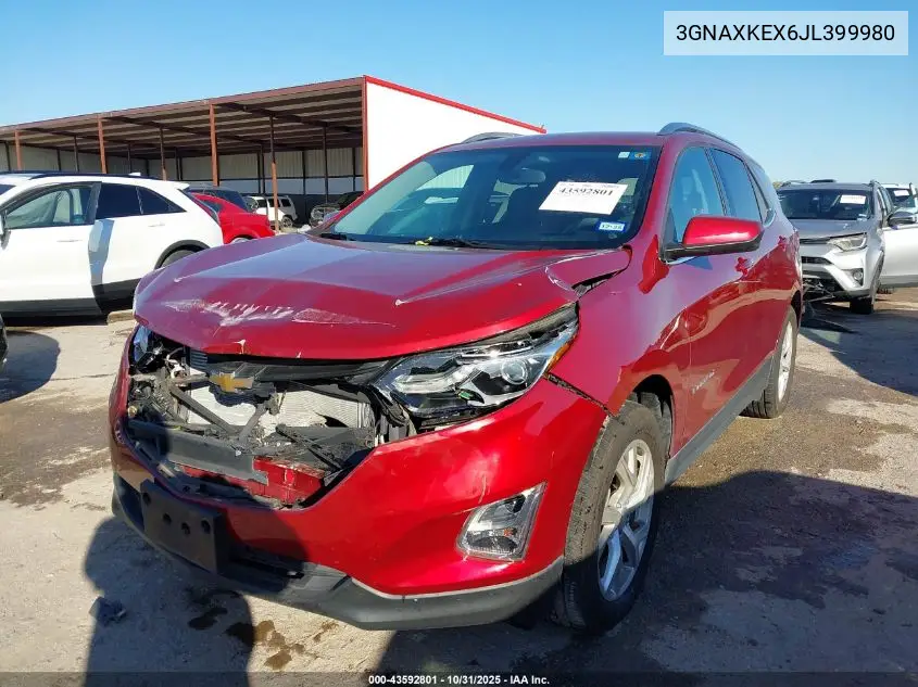 3GNAXKEX6JL399980 2018 Chevrolet Equinox Lt