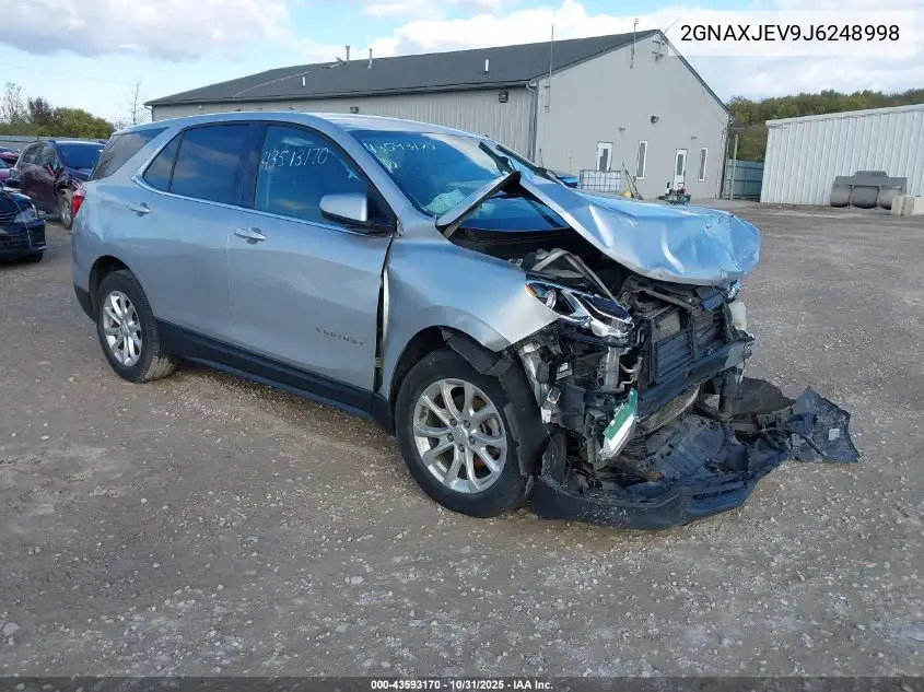 2GNAXJEV9J6248998 2018 Chevrolet Equinox Lt