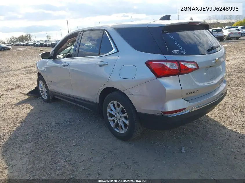2GNAXJEV9J6248998 2018 Chevrolet Equinox Lt
