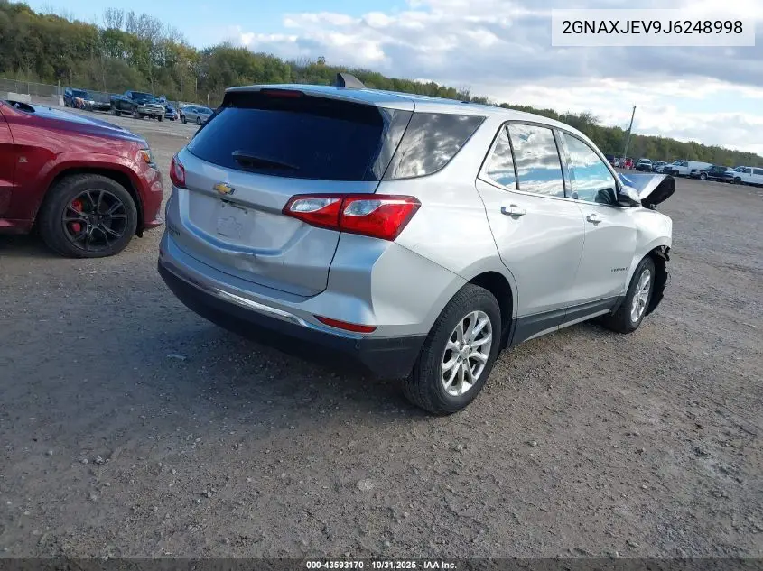 2GNAXJEV9J6248998 2018 Chevrolet Equinox Lt