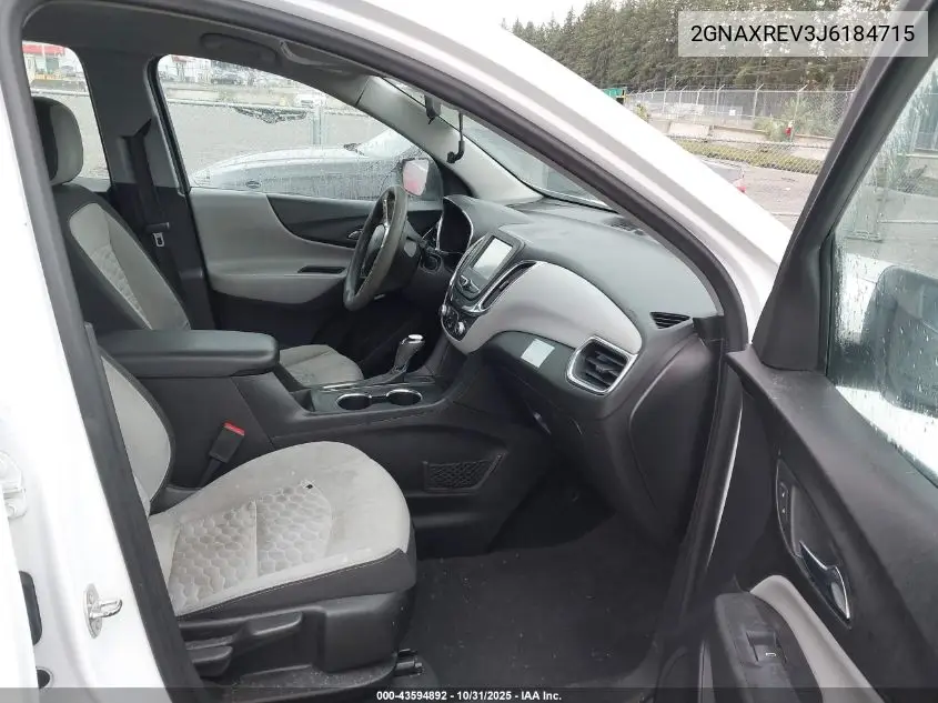 2GNAXREV3J6184715 2018 Chevrolet Equinox Ls
