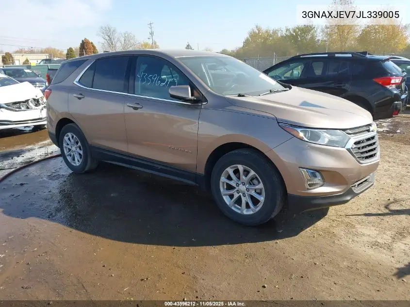 3GNAXJEV7JL339005 2018 Chevrolet Equinox Lt