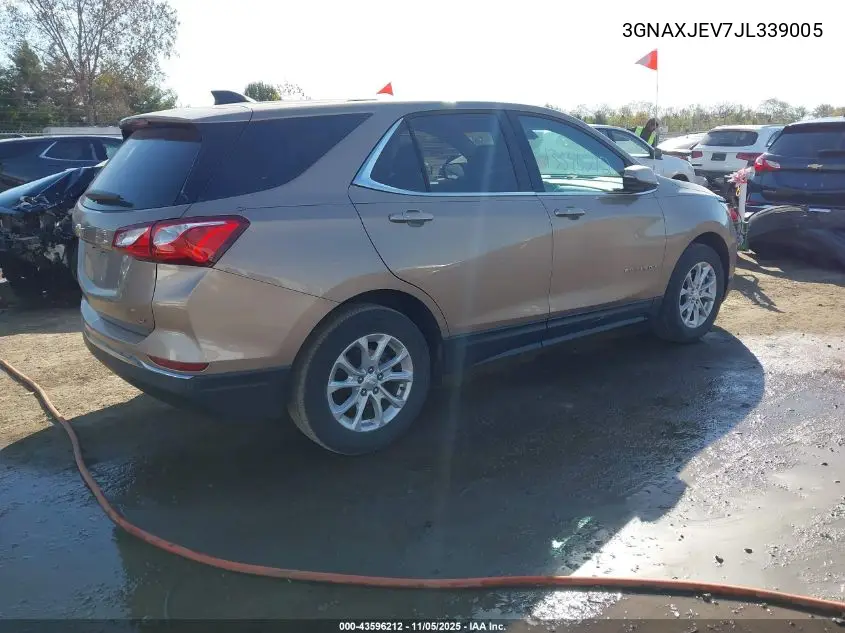 3GNAXJEV7JL339005 2018 Chevrolet Equinox Lt