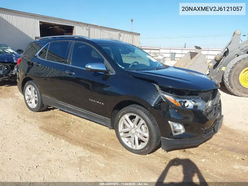 2GNAXMEV2J6121057 2018 Chevrolet Equinox Premier
