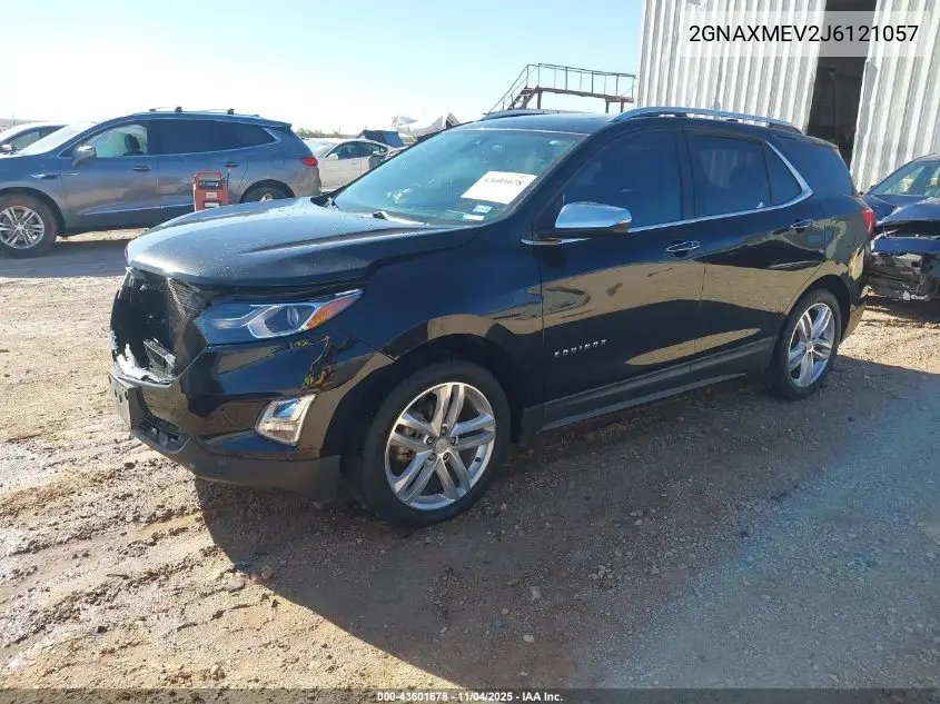 2GNAXMEV2J6121057 2018 Chevrolet Equinox Premier