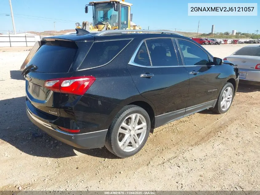 2GNAXMEV2J6121057 2018 Chevrolet Equinox Premier