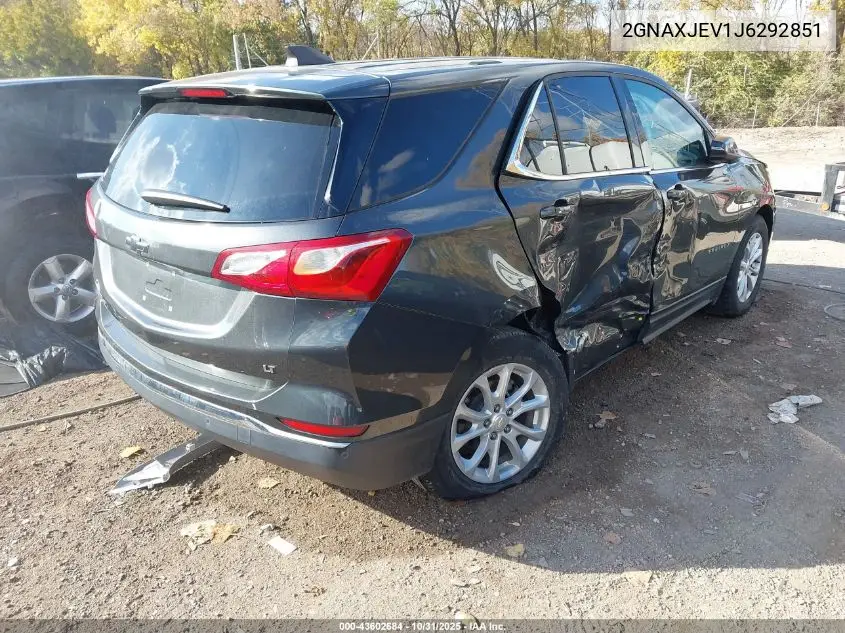 2GNAXJEV1J6292851 2018 Chevrolet Equinox Lt