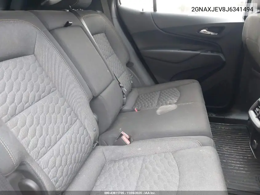 2GNAXJEV8J6341494 2018 Chevrolet Equinox Lt