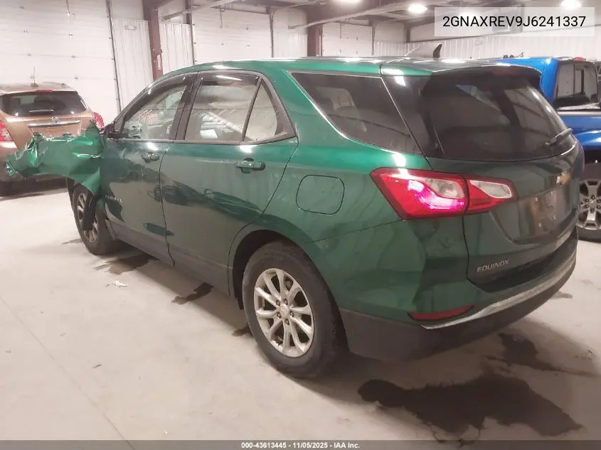 2GNAXREV9J6241337 2018 Chevrolet Equinox Ls