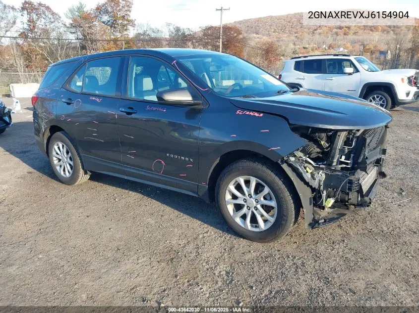 2GNAXREVXJ6154904 2018 Chevrolet Equinox Ls
