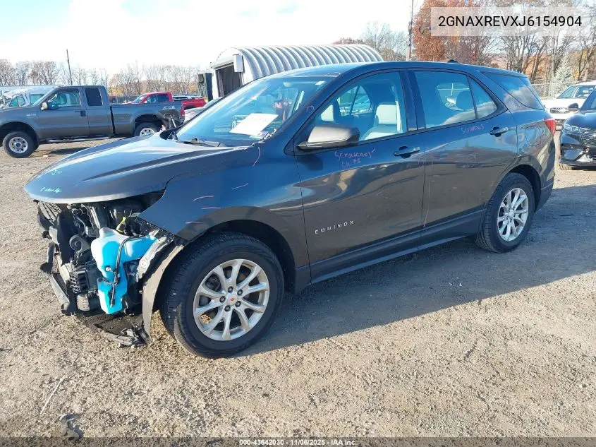 2GNAXREVXJ6154904 2018 Chevrolet Equinox Ls