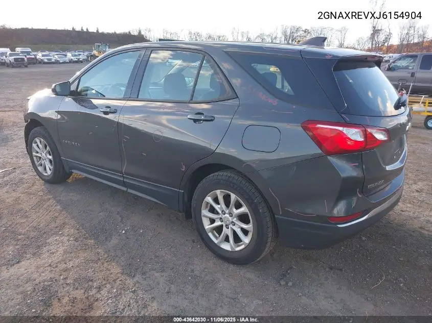 2GNAXREVXJ6154904 2018 Chevrolet Equinox Ls