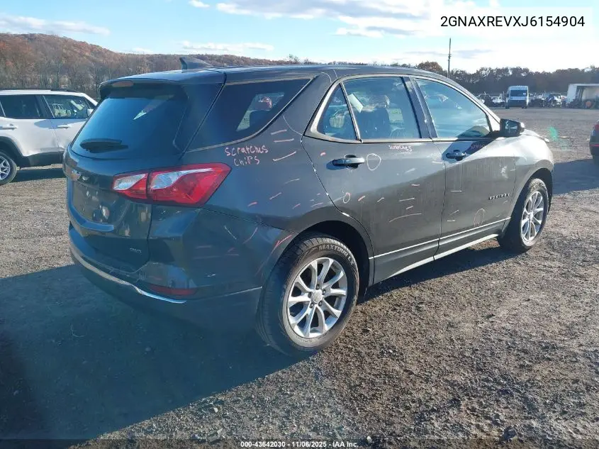 2GNAXREVXJ6154904 2018 Chevrolet Equinox Ls