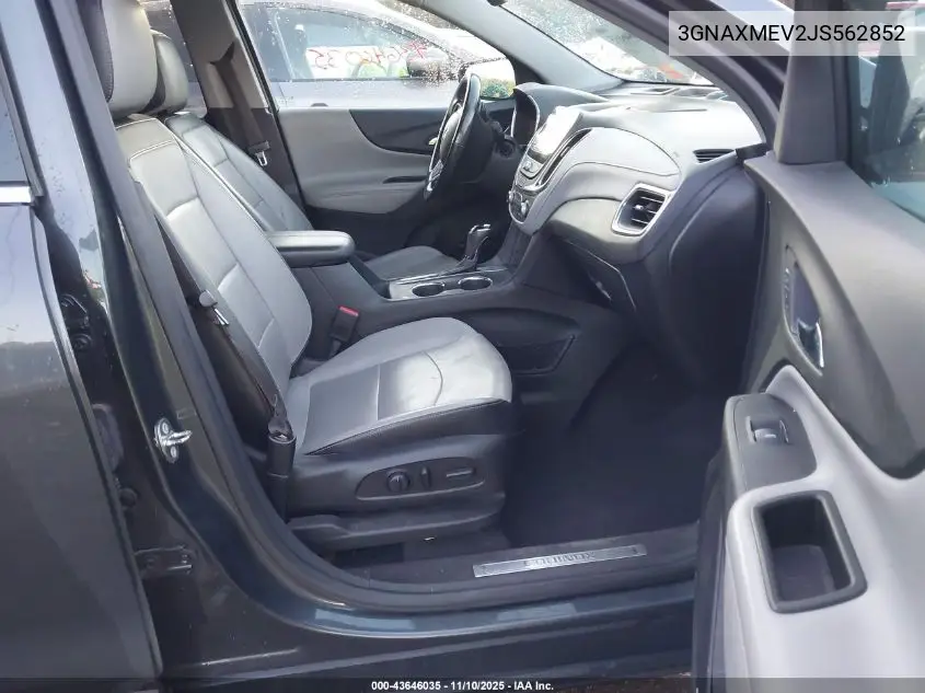 3GNAXMEV2JS562852 2018 Chevrolet Equinox Premier