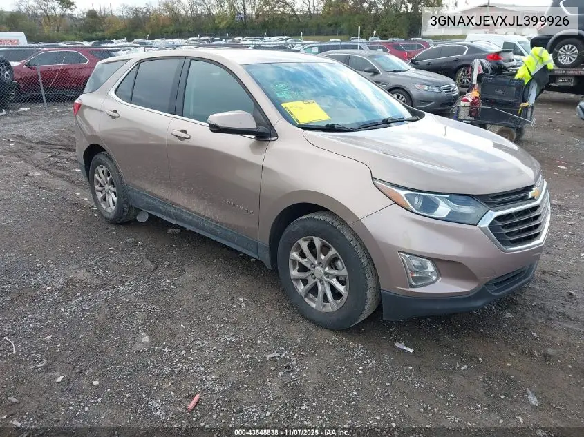 3GNAXJEVXJL399926 2018 Chevrolet Equinox Lt