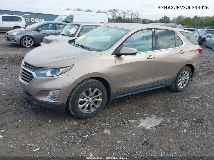 3GNAXJEVXJL399926 2018 Chevrolet Equinox Lt