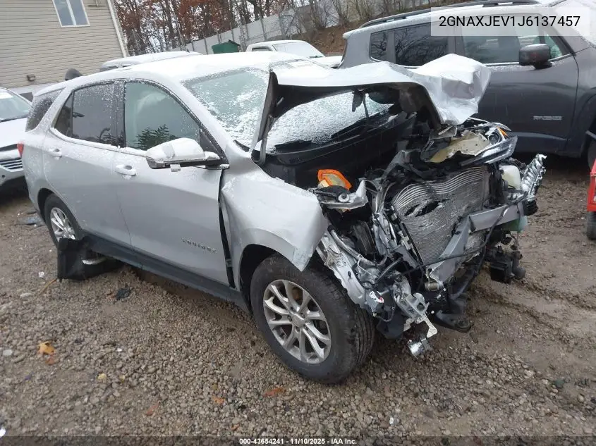 2GNAXJEV1J6137457 2018 Chevrolet Equinox Lt