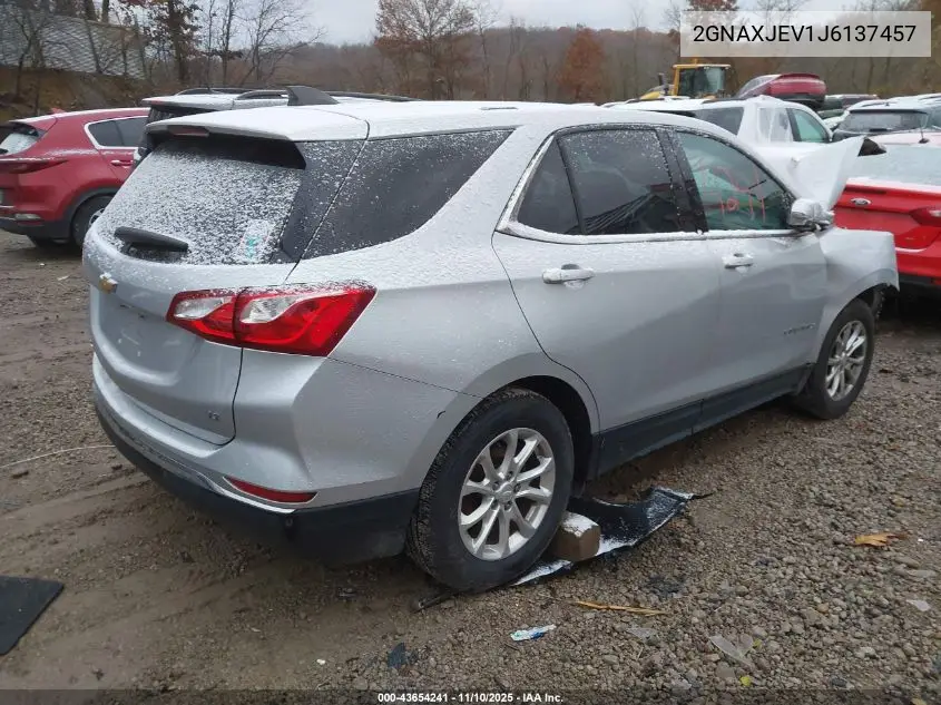 2GNAXJEV1J6137457 2018 Chevrolet Equinox Lt