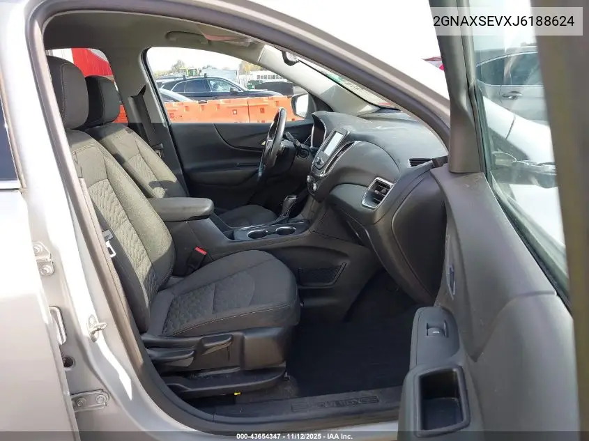 2GNAXSEVXJ6188624 2018 Chevrolet Equinox Lt