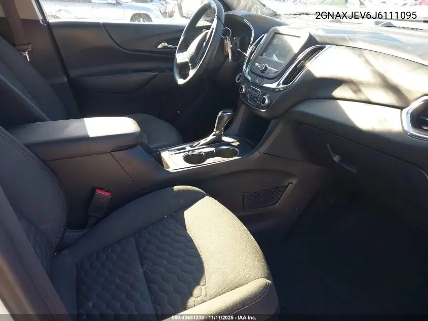 2GNAXJEV6J6111095 2018 Chevrolet Equinox Lt