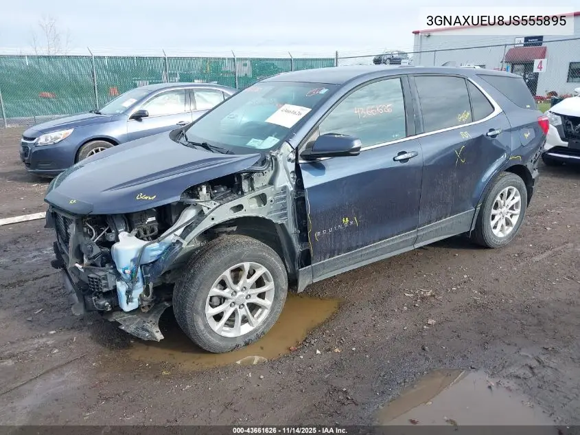 3GNAXUEU8JS555895 2018 Chevrolet Equinox Lt