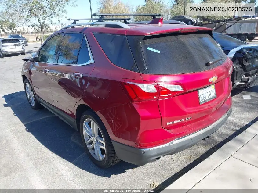 2GNAXNEX6J6233576 2018 Chevrolet Equinox Premier